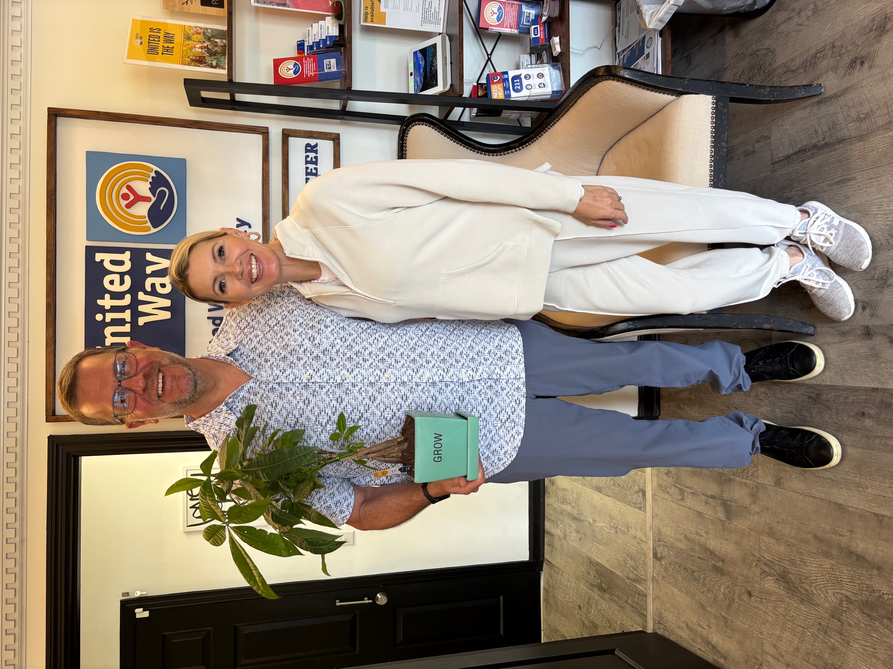 Len Silverman and Kelley Crecelius