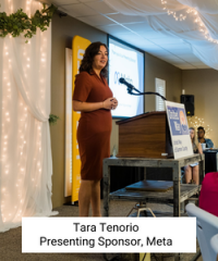 Presenting Sponsor Meta Tara Tenorio