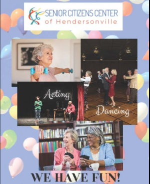 Collage of pics for Senior Citizens of Hendersonville