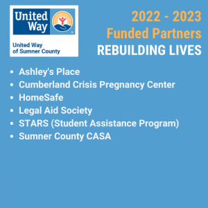 UWSC 2022-2023 Funded Partners Rebuilding Lives