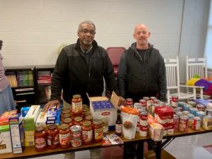 UWSC volunteers helping at 2023 United We Feed Drive