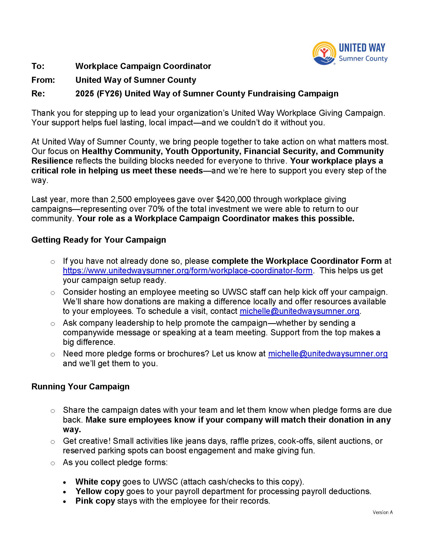 FY26 UWSC Workplace Coordinator Letter