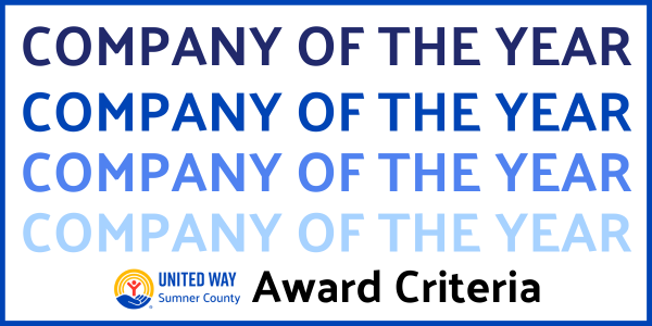Company of the Year award criteria