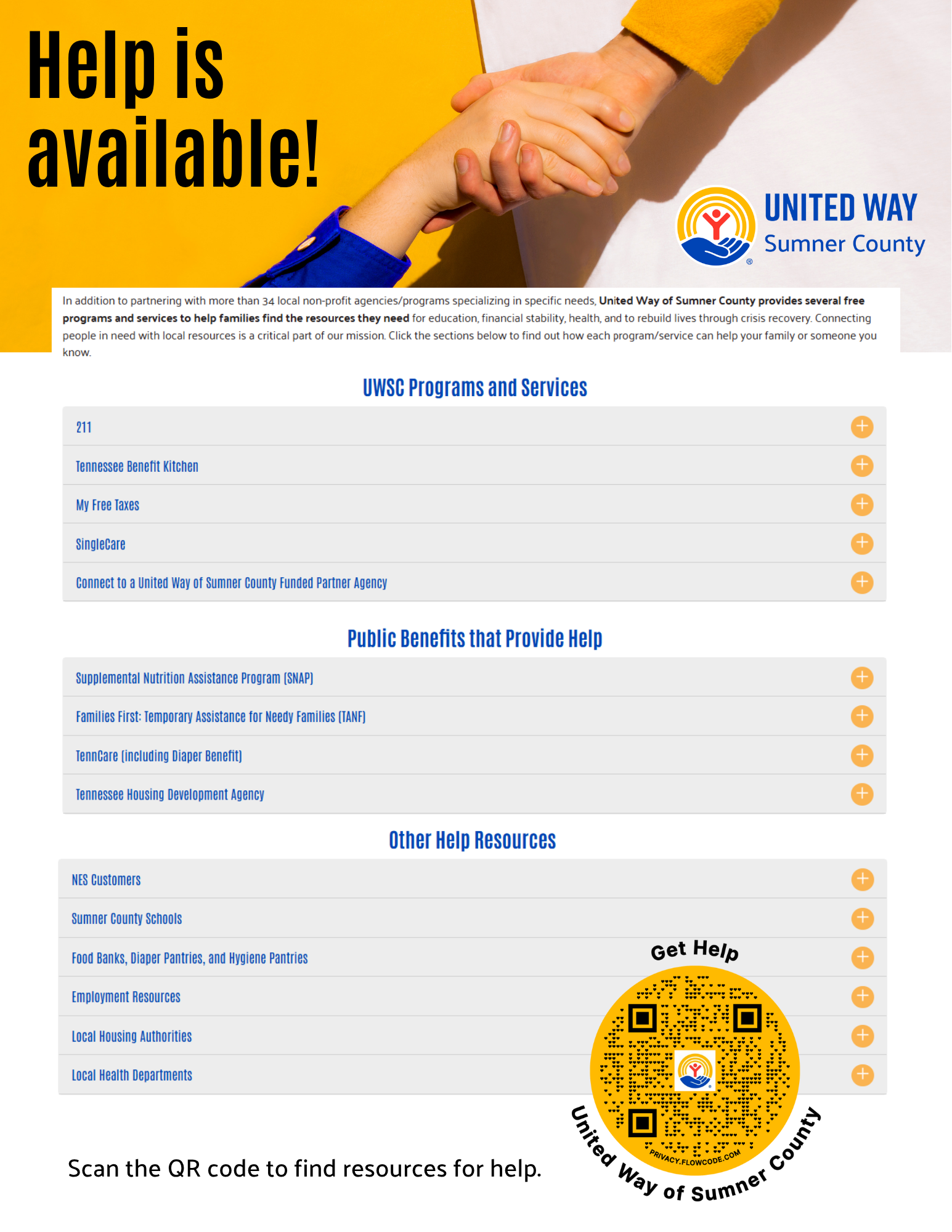 Get Help Poster